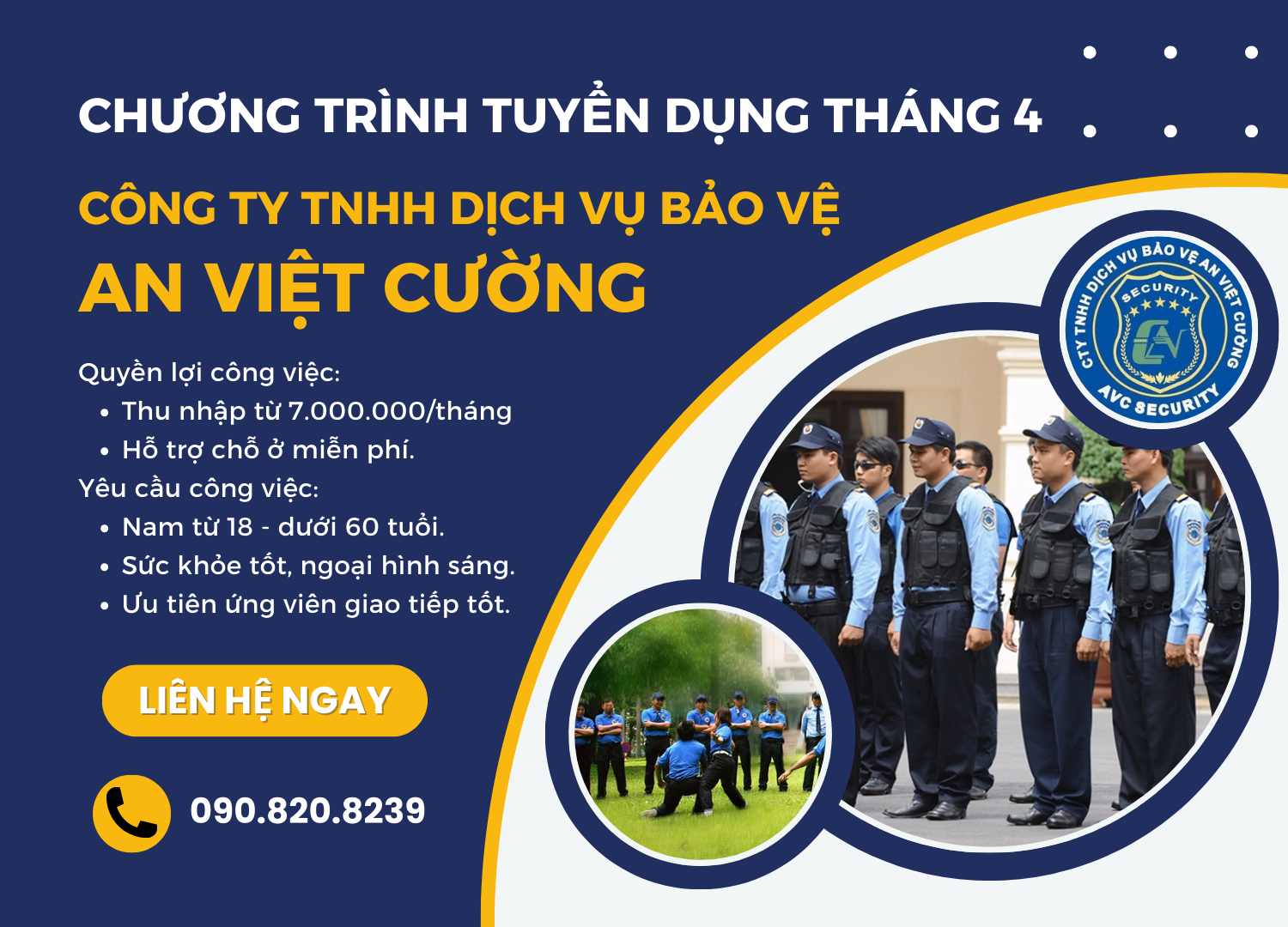 TUYỂN DỤNG THÁNG 4